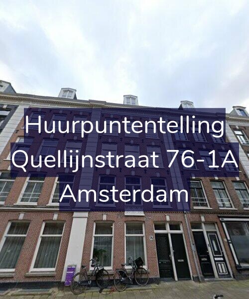 Foto gevel Huurpuntentelling voor Quellijnstraat 76-1A, Amsterdam