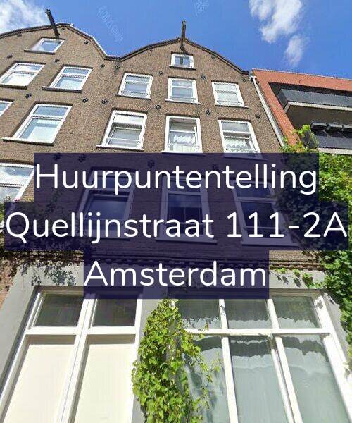 Foto gevel Huurpuntentelling voor Quellijnstraat 111-2A, Amsterdam