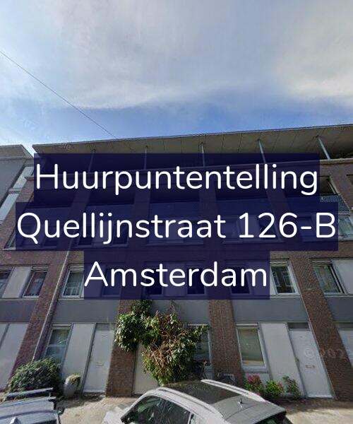 Foto gevel Huurpuntentelling voor Quellijnstraat 126-B, Amsterdam
