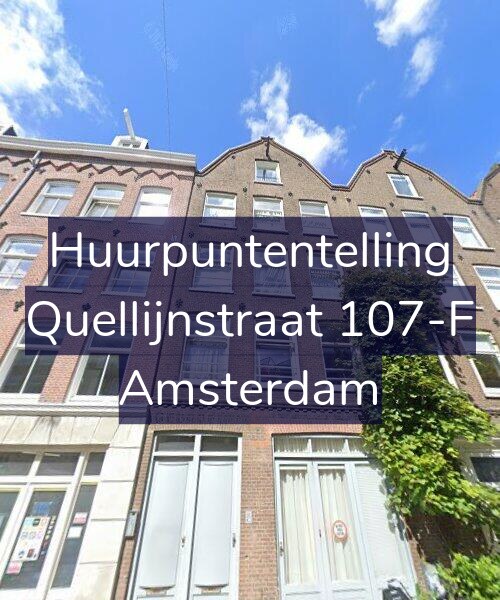 Foto gevel Huurpuntentelling voor Quellijnstraat 107-F, Amsterdam