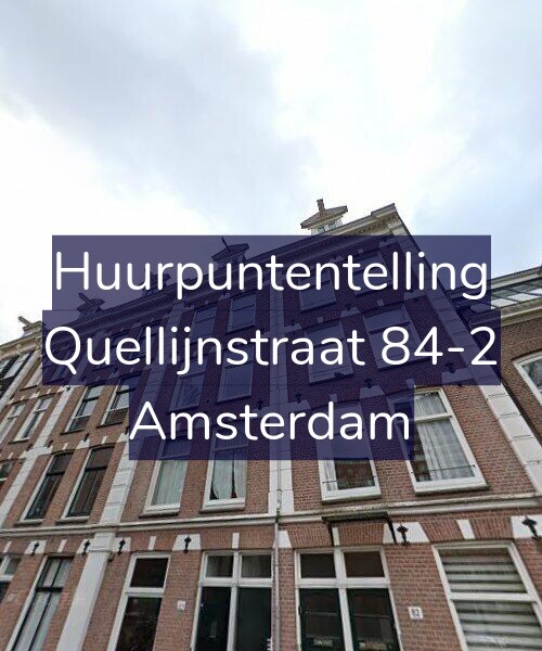 Foto gevel Huurpuntentelling voor Quellijnstraat 84-2, Amsterdam