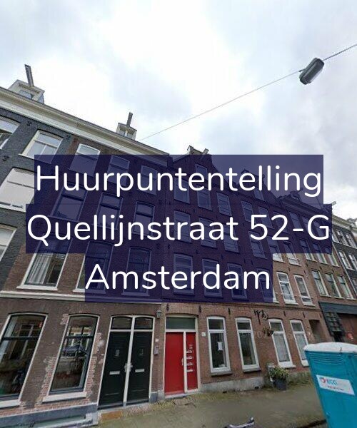 Foto gevel Huurpuntentelling voor Quellijnstraat 52-G, Amsterdam