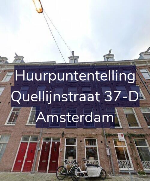Foto gevel Huurpuntentelling voor Quellijnstraat 37-D, Amsterdam