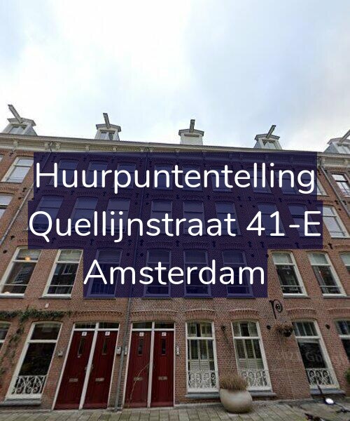 Foto gevel Huurpuntentelling voor Quellijnstraat 41-E, Amsterdam