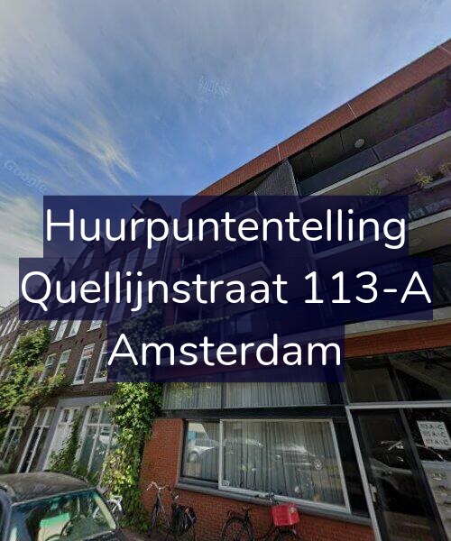 Foto gevel Huurpuntentelling voor Quellijnstraat 113-A, Amsterdam
