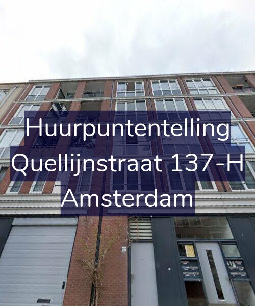 Foto gevel Huurpuntentelling voor Quellijnstraat 137-H, Amsterdam