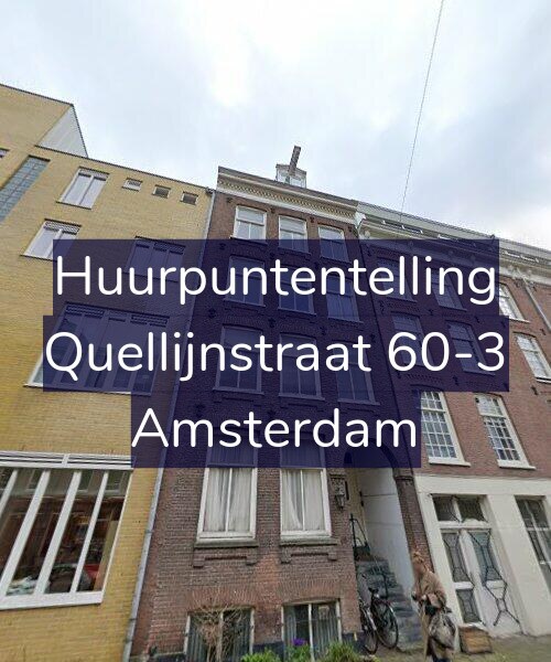 Foto gevel Huurpuntentelling voor Quellijnstraat 60-3, Amsterdam