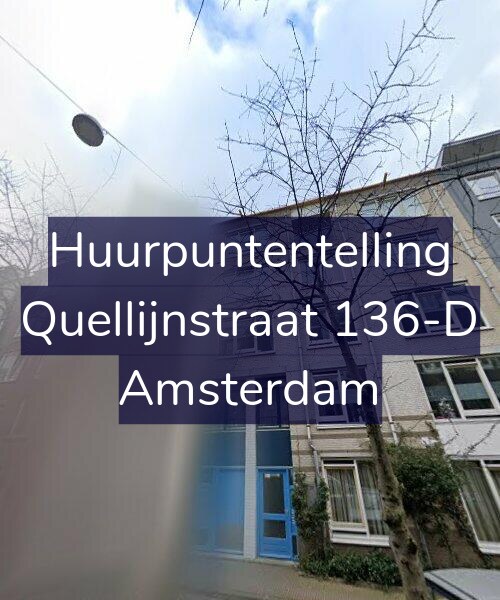 Foto gevel Huurpuntentelling voor Quellijnstraat 136-D, Amsterdam