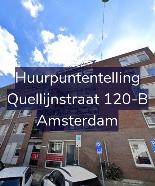Foto gevel Huurpuntentelling voor Quellijnstraat 120-B, Amsterdam