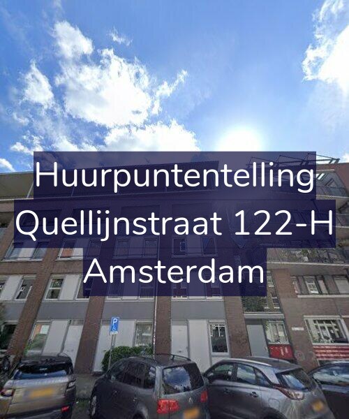 Foto gevel Huurpuntentelling voor Quellijnstraat 122-H, Amsterdam