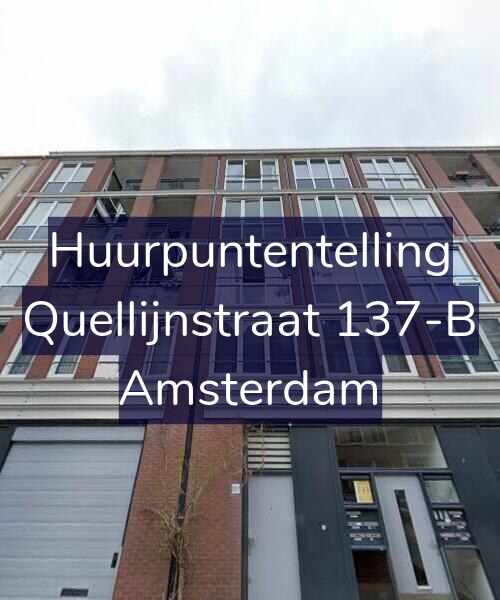 Foto gevel Huurpuntentelling voor Quellijnstraat 137-B, Amsterdam