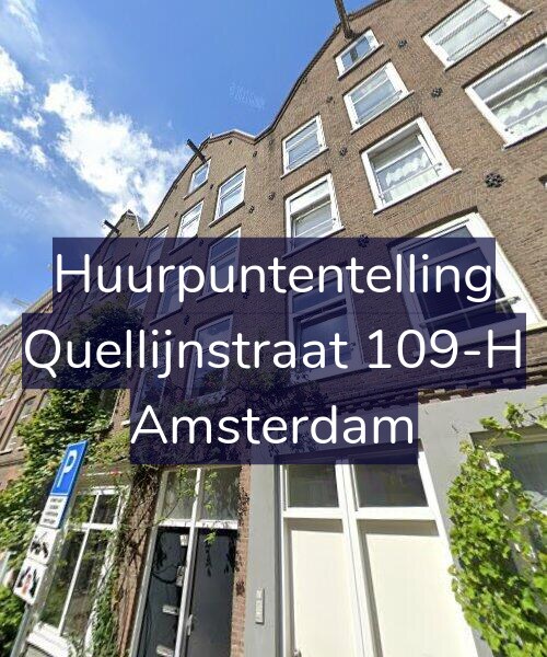Foto gevel Huurpuntentelling voor Quellijnstraat 109-H, Amsterdam