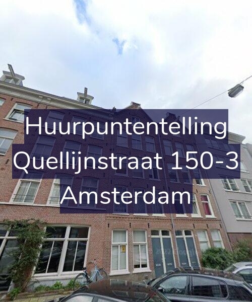 Foto gevel Huurpuntentelling voor Quellijnstraat 150-3, Amsterdam
