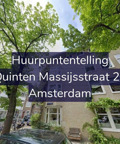 Foto gevel Huurpuntentelling voor Quinten Massijsstraat 22, Amsterdam