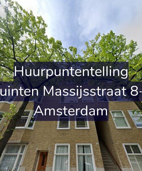 Foto gevel Huurpuntentelling voor Quinten Massijsstraat 8-2, Amsterdam