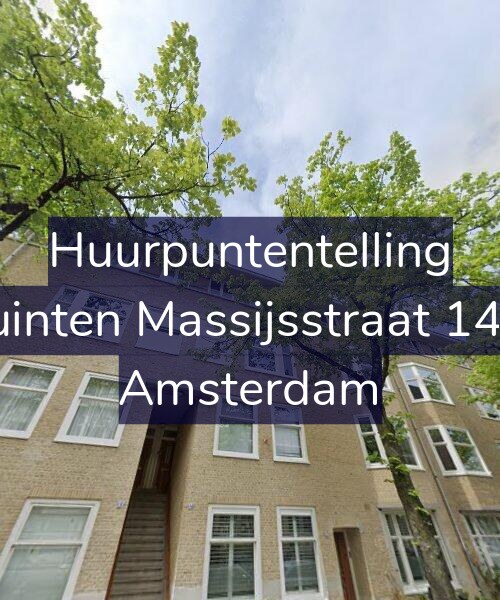 Foto gevel Huurpuntentelling voor Quinten Massijsstraat 14-2, Amsterdam