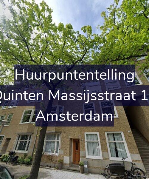 Foto gevel Huurpuntentelling voor Quinten Massijsstraat 10, Amsterdam
