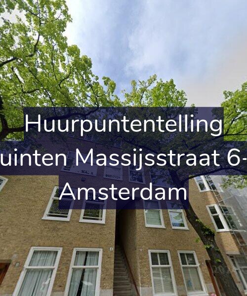 Foto gevel Huurpuntentelling voor Quinten Massijsstraat 6-2, Amsterdam