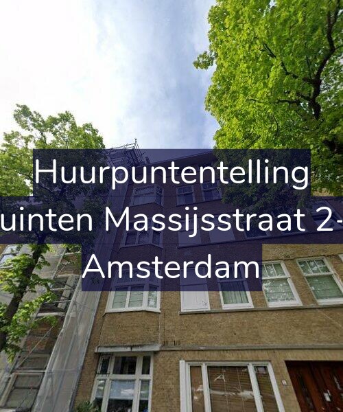 Foto gevel Huurpuntentelling voor Quinten Massijsstraat 2-2, Amsterdam