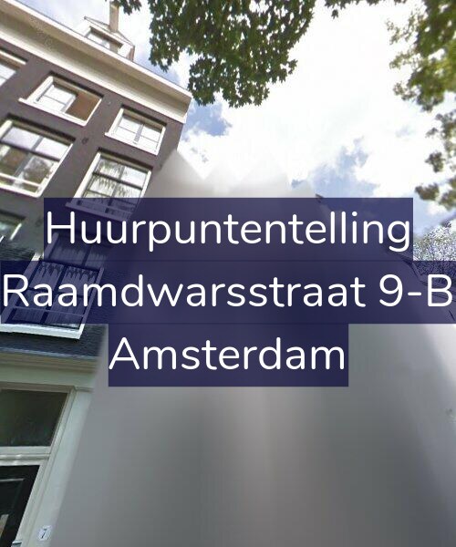 Foto gevel Huurpuntentelling voor Raamdwarsstraat 9-B, Amsterdam