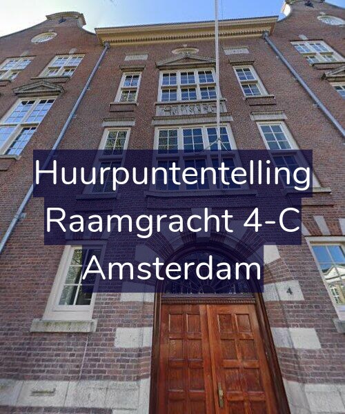 Foto gevel Huurpuntentelling voor Raamgracht 4-C, Amsterdam