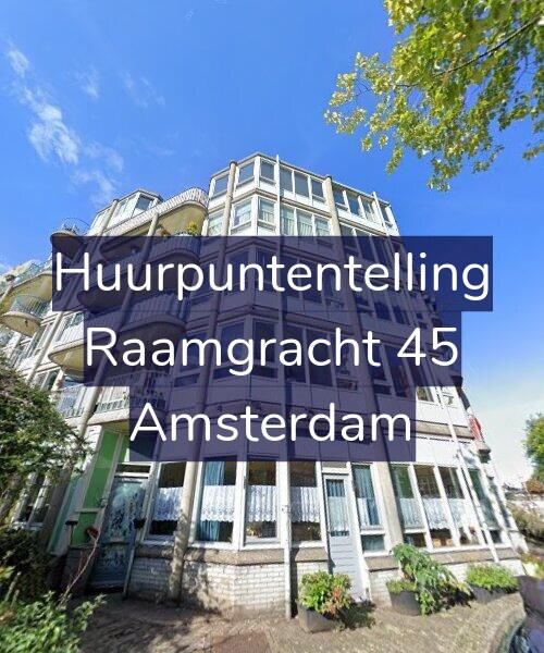 Foto gevel Huurpuntentelling voor Raamgracht 45, Amsterdam