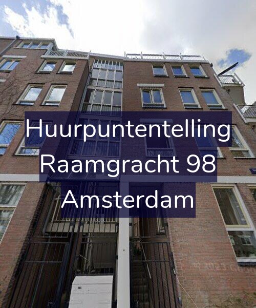 Foto gevel Huurpuntentelling voor Raamgracht 98, Amsterdam