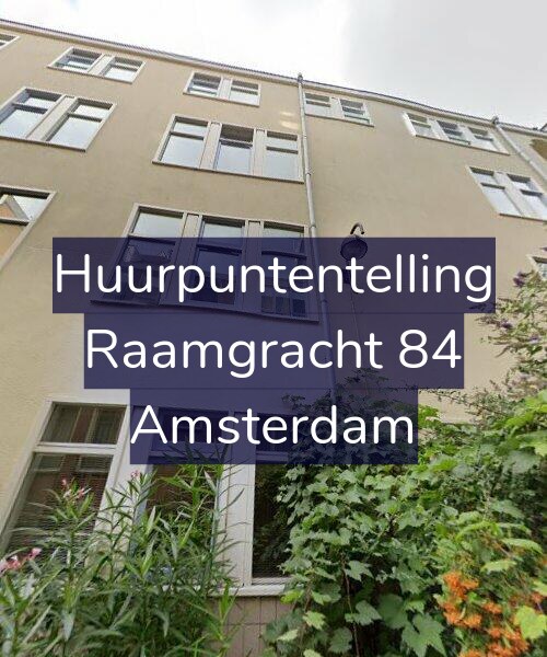 Foto gevel Huurpuntentelling voor Raamgracht 84, Amsterdam