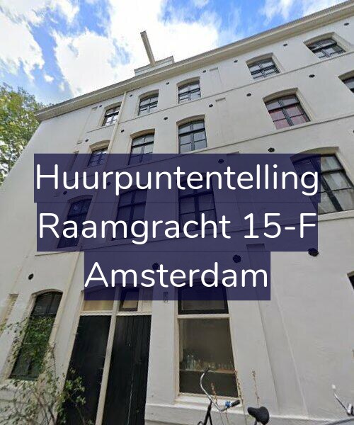 Foto gevel Huurpuntentelling voor Raamgracht 15-F, Amsterdam