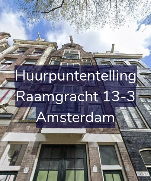 Foto gevel Huurpuntentelling voor Raamgracht 13-3, Amsterdam
