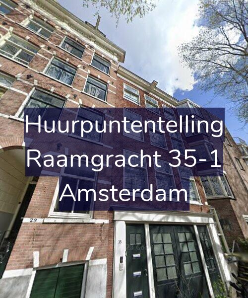Foto gevel Huurpuntentelling voor Raamgracht 35-1, Amsterdam