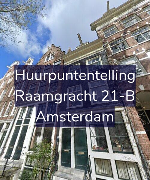 Foto gevel Huurpuntentelling voor Raamgracht 21-B, Amsterdam