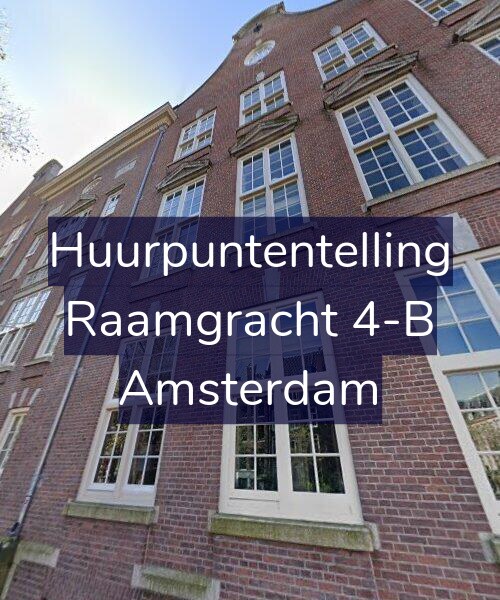 Foto gevel Huurpuntentelling voor Raamgracht 4-B, Amsterdam