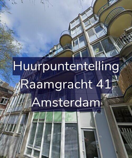Foto gevel Huurpuntentelling voor Raamgracht 41, Amsterdam