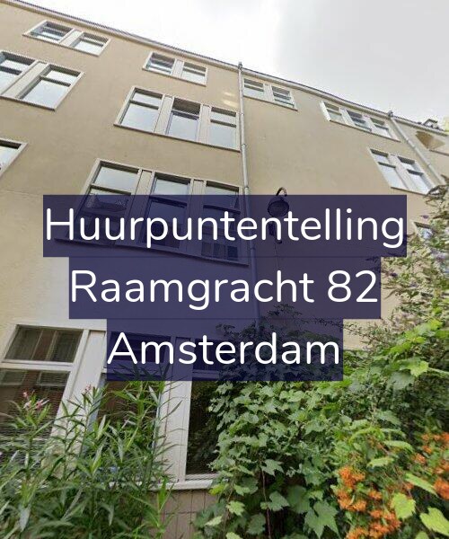 Foto gevel Huurpuntentelling voor Raamgracht 82, Amsterdam