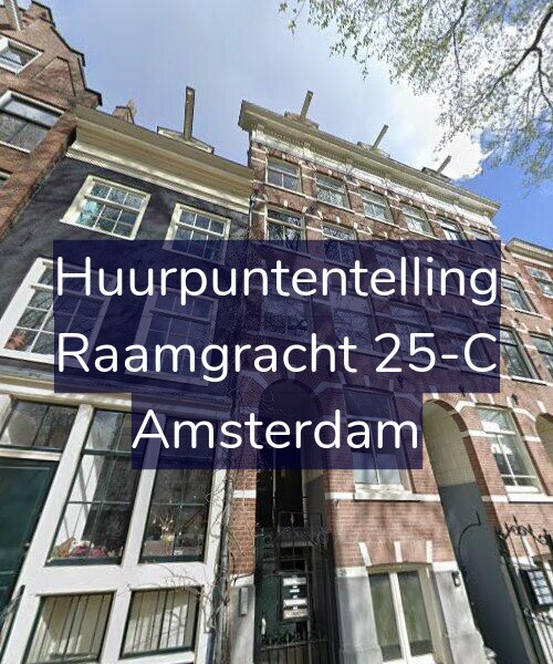 Foto gevel Huurpuntentelling voor Raamgracht 25-C, Amsterdam