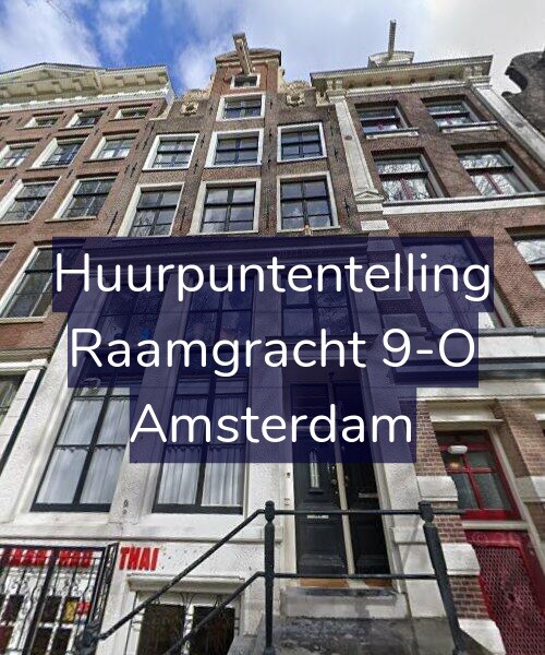 Foto gevel Huurpuntentelling voor Raamgracht 9-O, Amsterdam