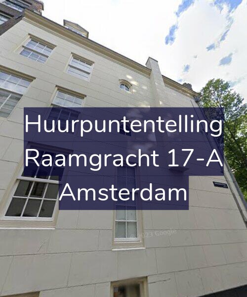 Foto gevel Huurpuntentelling voor Raamgracht 17-A, Amsterdam
