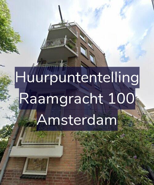 Foto gevel Huurpuntentelling voor Raamgracht 100, Amsterdam