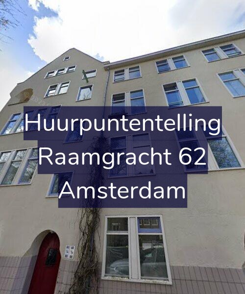 Foto gevel Huurpuntentelling voor Raamgracht 62, Amsterdam