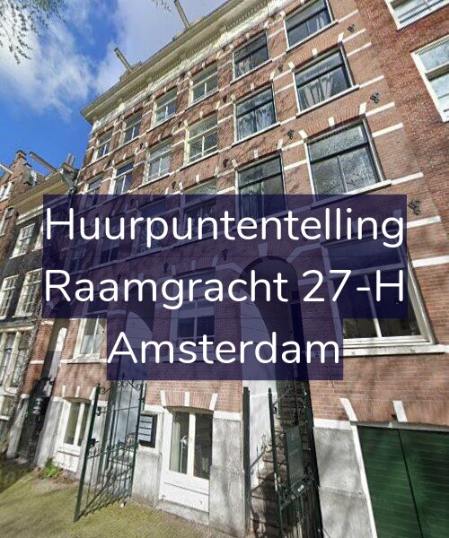 Foto gevel Huurpuntentelling voor Raamgracht 27-H, Amsterdam