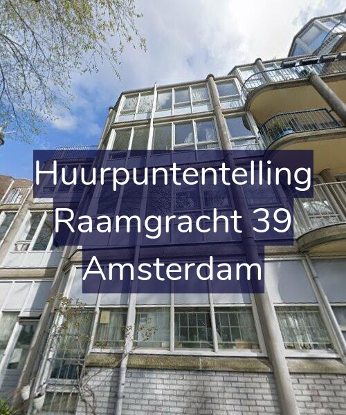 Foto gevel Huurpuntentelling voor Raamgracht 39, Amsterdam