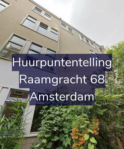 Foto gevel Huurpuntentelling voor Raamgracht 68, Amsterdam