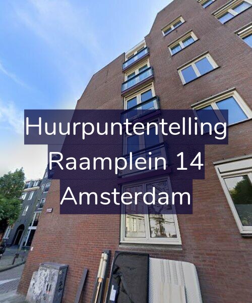 Foto gevel Huurpuntentelling voor Raamplein 14, Amsterdam