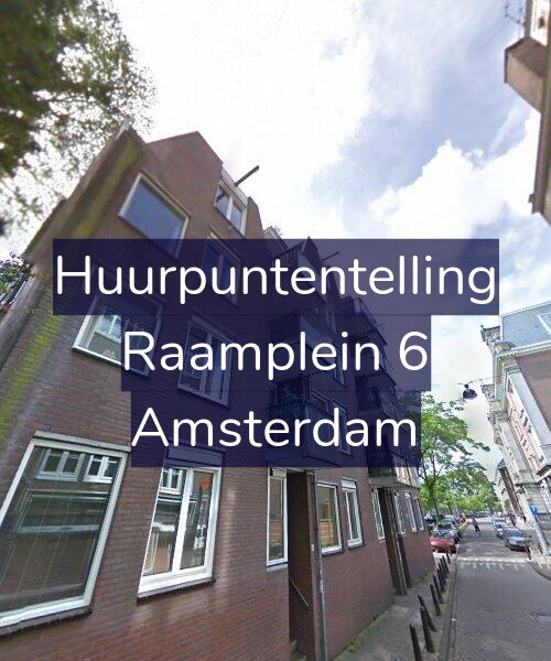 Foto gevel Huurpuntentelling voor Raamplein 6, Amsterdam