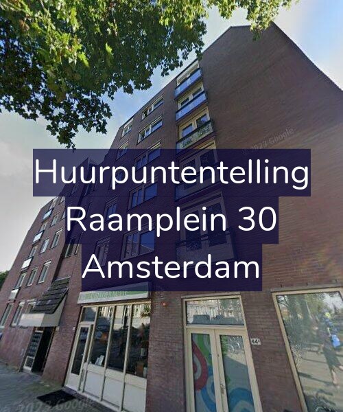 Foto gevel Huurpuntentelling voor Raamplein 30, Amsterdam