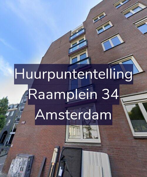 Foto gevel Huurpuntentelling voor Raamplein 34, Amsterdam