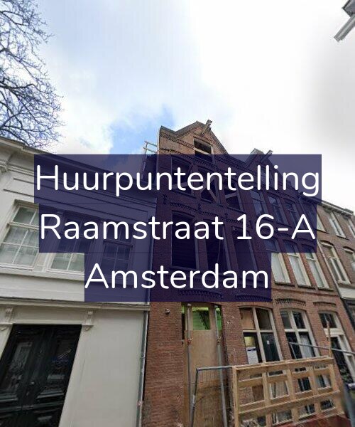 Foto gevel Huurpuntentelling voor Raamstraat 16-A, Amsterdam