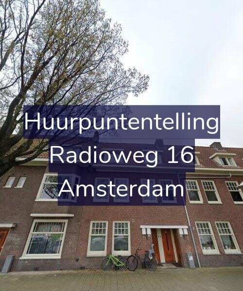 Foto gevel Huurpuntentelling voor Radioweg 16, Amsterdam