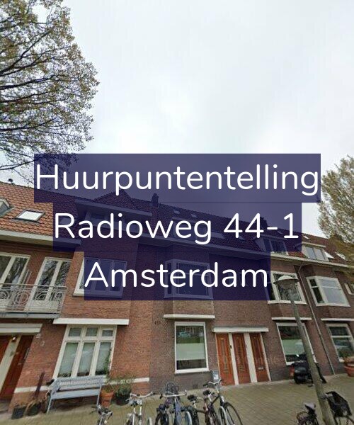 Foto gevel Huurpuntentelling voor Radioweg 44-1, Amsterdam